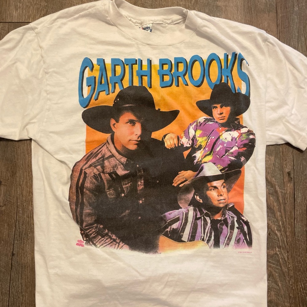 Vintage Garth Brooks rap tee - size L